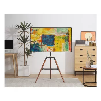 Techly ICA-TR58 TV stojan/podstavec 165,1 cm (65 palcov) čierny, drevo