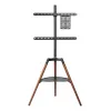 Techly ICA-TR58 TV stojan/podstavec 165,1 cm (65 palcov) čierny, drevo