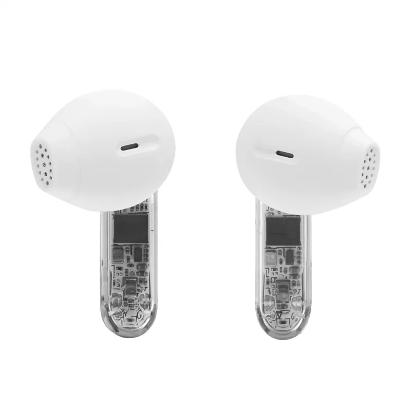 Headset JBL Tune Flex 2 Ghost Edition — True Wireless (TWS) In-Ear, Bluetooth, 20–20000 Hz, biela