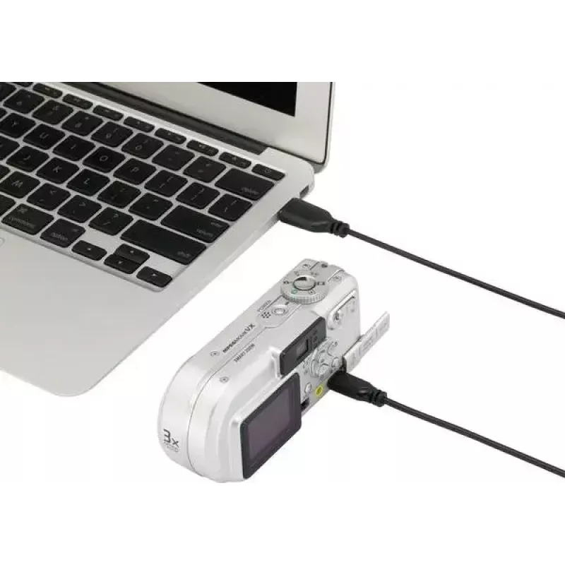 Renkforce RF-4080792 USB 2.0 dátový kábel, USB-A na Mini-USB-B, 1 m, čierny
