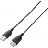 USB 2.0 kábel Renkforce RF-4080795, USB-A na USB-A, 1 m, čierny