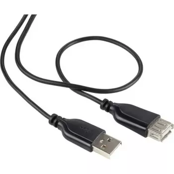 USB 2.0 kábel Renkforce RF-4080795, USB-A na USB-A, 1 m, čierny