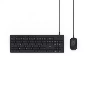 Hama CKM-200 klávesnica myš v balení Home/Office USB QWERTZ nemecká čierna