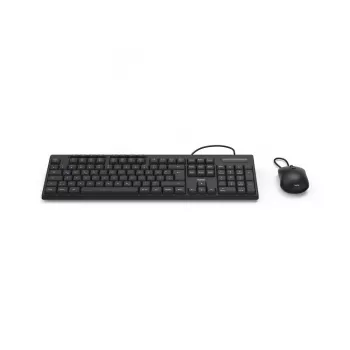 Hama CKM-200 klávesnica myš v balení Home/Office USB QWERTZ nemecká čierna