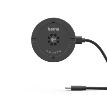 Hama 00201756 mobilná nabíjačka univerzálna čierna USB bezdrôtové nabíjanie interiér