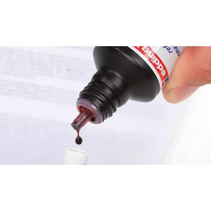 Náplň atramentu pre fixku Edding T-25, červený atrament, 30 ml, jednotlivo