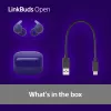 Sony LinkBuds Open WFL910V slúchadlá/headset bezdrôtové in-ear hovory/hudba Bluetooth fialová