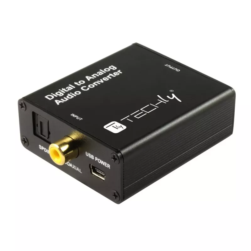 Techly IDATA SPDIF-9 audio konvertor čierny