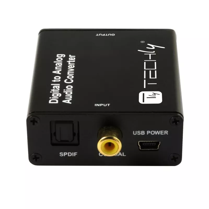 Techly IDATA SPDIF-9 audio konvertor čierny