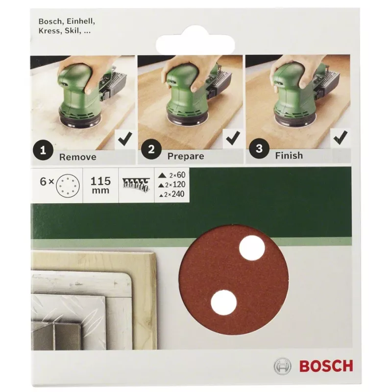 Brúsny list Bosch 2609256A24 5 kusov Švajčiarsko