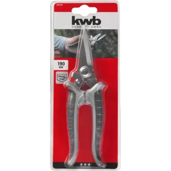 Záhradnícke nožnice KWB 926790 dlhá rukoväť rovná čepeľ 190 mm