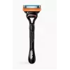 Holiaci strojček Gillette Fusion5 — čierna/oranžová, 1 kus
