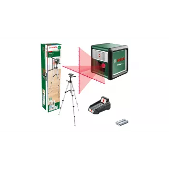 Bosch Quigo Plus Uni 0603663602 – kompaktný krížový laser so statívom