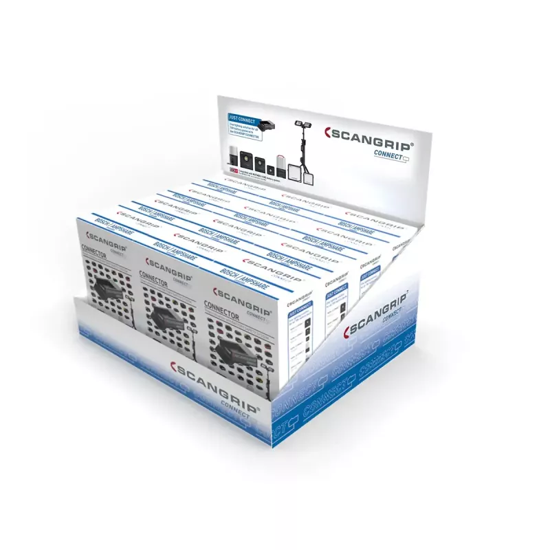 Pripojovací modul SCANGRIP pre BOSCH/Ampshare 18 V/20 V, čierny, 110,1×76,1 mm, 100 g