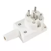 Hama 00220799 elektrická sieťová zástrčka biela