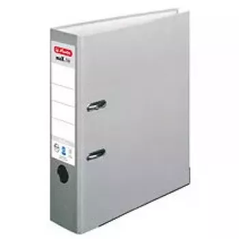 Krúžkový blok Herlitz 10841567 A4 sivý