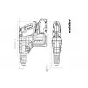 Vŕtacie kladivo Metabo KH 18 LTX BL 28 Q 1000 RPM SDS Plus