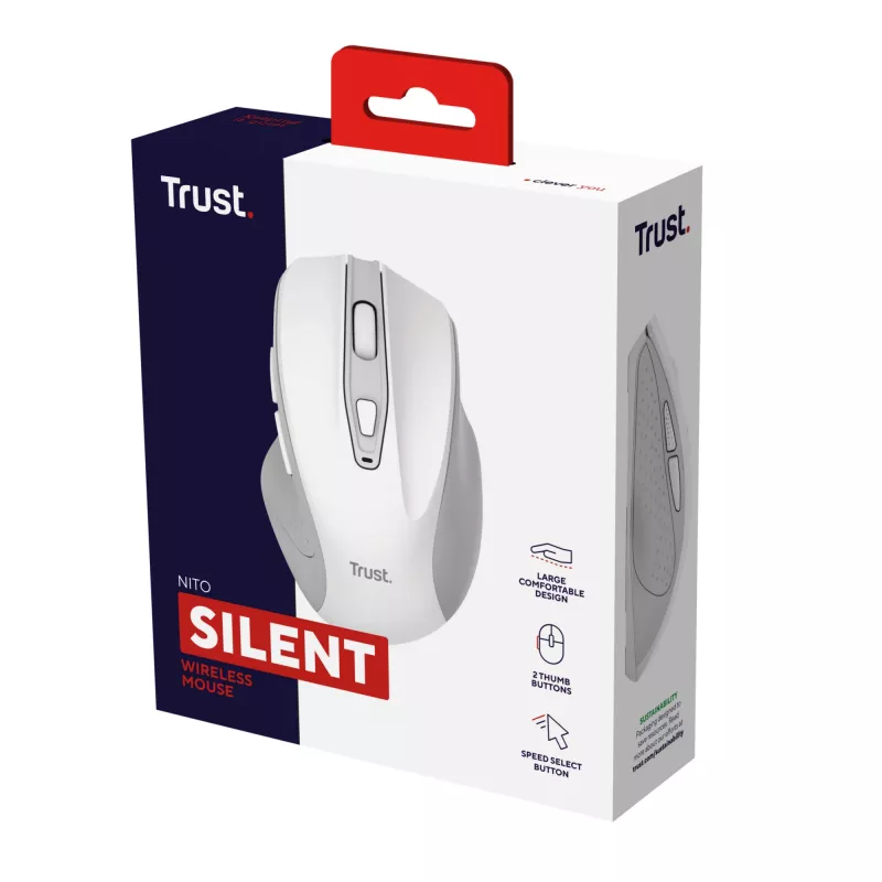 Trust Nito myš univerzálna pravá ruka RF Wireless optická 2200 DPI