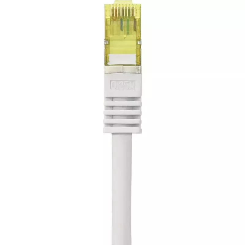 Sieťový kábel Renkforce RF-4149858 0,25 m Cat6a S/FTP sivý