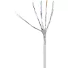 Sieťový kábel Renkforce RF-4149858 0,25 m Cat6a S/FTP sivý