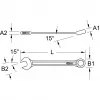 Kombinovaný kľúč KS Tools 517.0610, 10 mm, chróm-vanád, dĺžka 140 mm