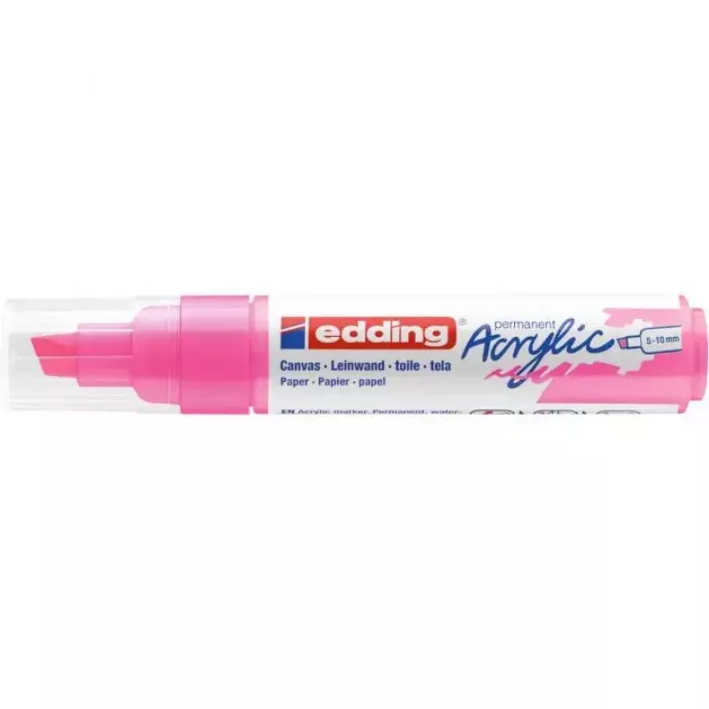 Marker Edding 5000 dlátová špička ružový 1 ks.