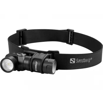 Sandberg Headlamp 500 Duo, čelová lampa, čierna, hliník, IP44, LED, 25 lm