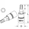 KS Tools 1/4 inch bitová hlavica TX, T30 (911.1446)