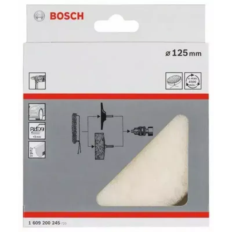 Bosch 1 609 200 245 rotačné náradie leštiaci príslušenstvo leštiaci kotúč