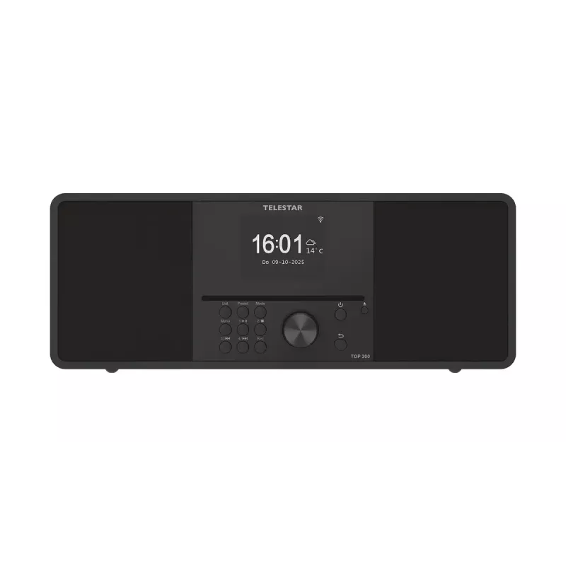 Internetové rádio Imperial Telestar 5700300 — digitálny tuner, DAB+/FM, 30 W RMS, 3,2 inch TFT, DC napájanie, čierne