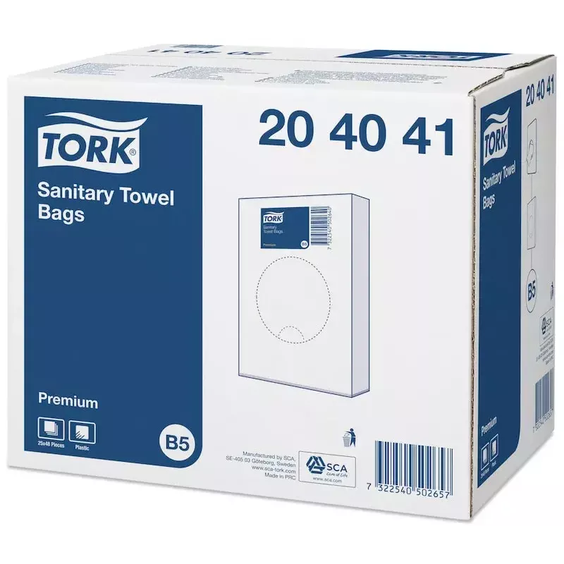 Vrecia na odpad Tork 204041 biele 25 ks