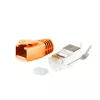 Káblový konektor RJ-45 ShiverPeaks BS72067-O konektor samec oranžový