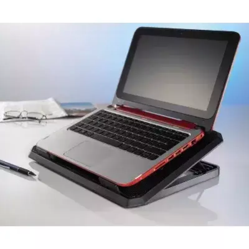 Hama čierna chladiaca podložka na notebook 39,6 cm (15,6