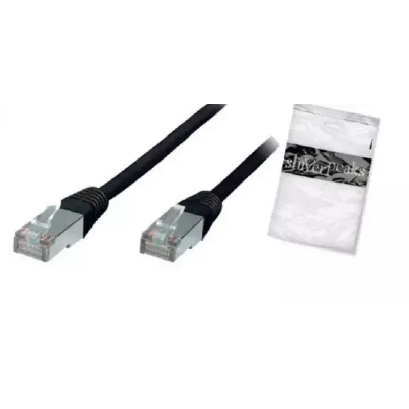 Sieťový kábel ShiverPeaks BS75111-S 1m Cat5e F/UTP čierny