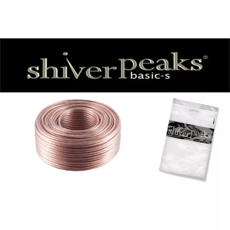 ShiverPeaks BASIC-S reproduktorový kábel 1,5 mm2 CCA, priehľadný, 25 m (BS06-181011)