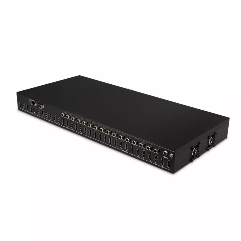 Lindy 38359 HDMI maticový prepínač 16x16, 4K60, stolný