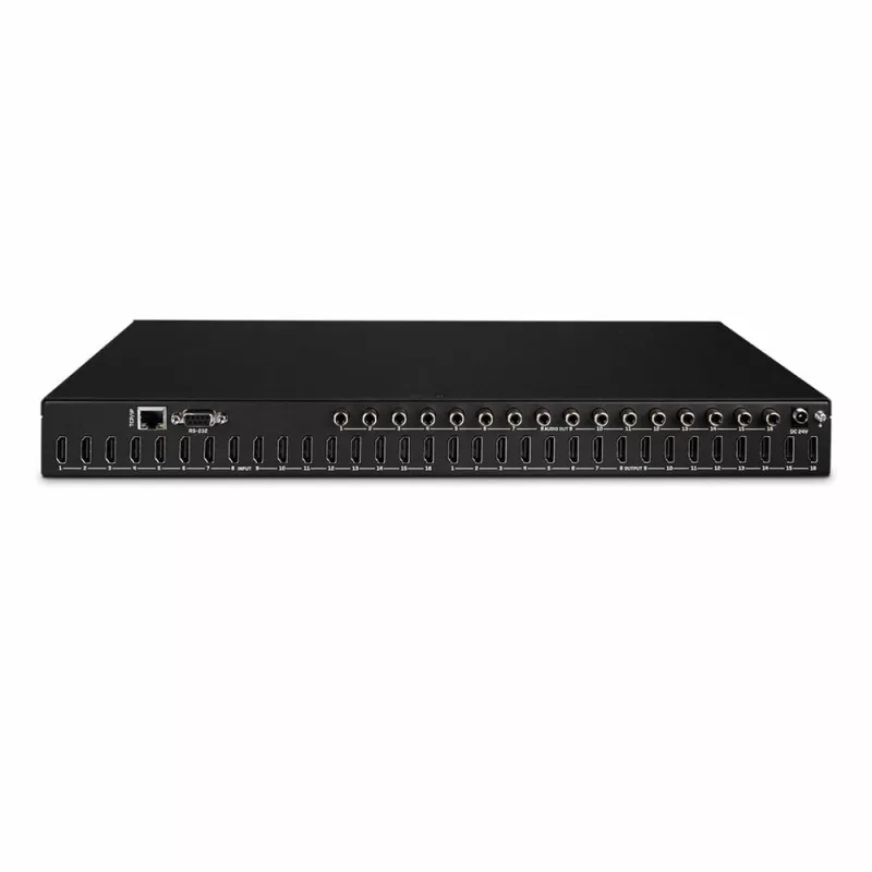 Lindy 38359 HDMI maticový prepínač 16x16, 4K60, stolný