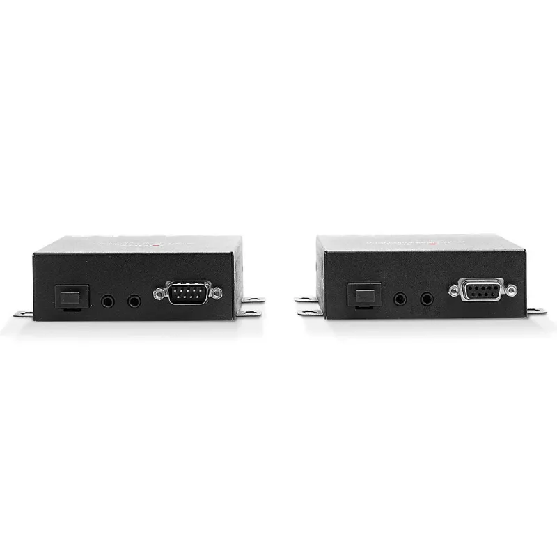 Lindy 300m optický HDMI 4K60 a USB KVM extender, vysielač a prijímač, káblový, 300 m, 3840 x 2160 pixelov, čierna, kov