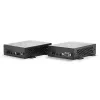 Lindy 300m optický HDMI 4K60 a USB KVM extender, vysielač a prijímač, káblový, 300 m, 3840 x 2160 pixelov, čierna, kov