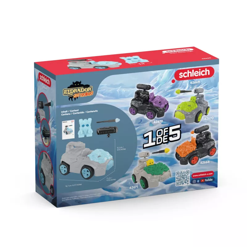 Vozidlo Schleich ELDRADOR CREATURES Ice CrashMobile Mini Creature 7-12 rokov