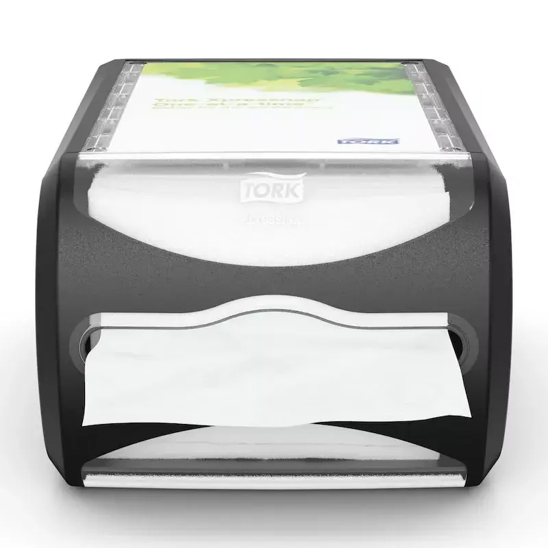 Tork Xpressnap 272511 stojan na obrúsky na stôl, čierny