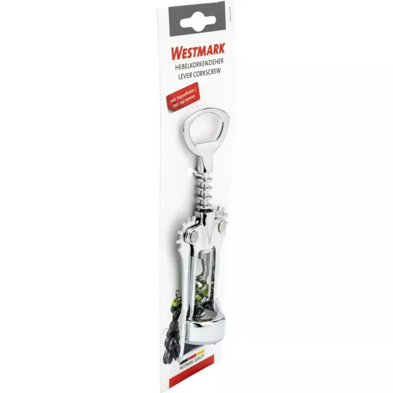 Vývrtka Westmark 60202270 základná vývrtka, oceľ, 173×63×37 mm