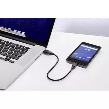 USB kábel Renkforce RF-4463076 0,3 m USB-A na Micro-USB-B čierny