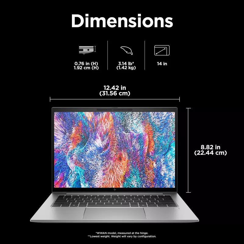 Mobilná pracovná stanica HP ZBook Firefly G11 14