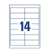 Samolepiace adresné etikety Avery Zweckform 3678 — biely papier, 9,7×3,7 cm, 1400 etikiet (100 listov)