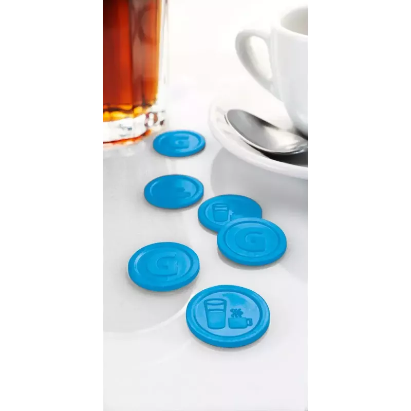 Sigel WM007 žetóny na nápoje, modré, 25 mm