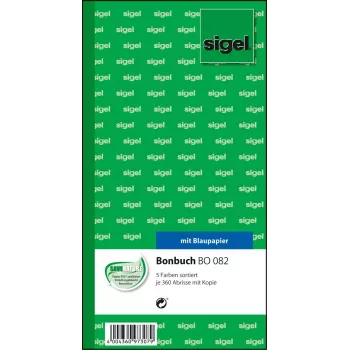 Nepriľnavá etiketa Sigel BO082 viacfarebná obdĺžniková