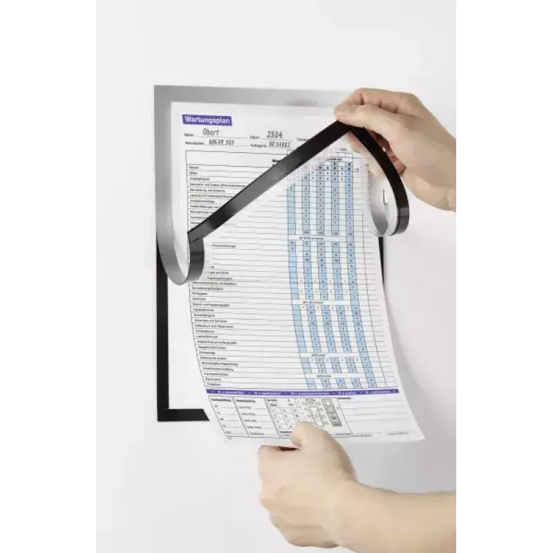 Magnetický rám A4 Durable Duraframe strieborný