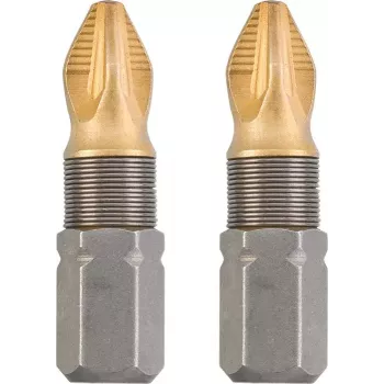 Skrutkovací bit KWB 124102 2 ks Pozidriv PZ 2 25 mm šesťhran