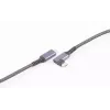 USB-C na USB-C kábel ShiverPeaks BS14-75017, USB 3.2 Gen 2 (10 Gbit/s), 2 m, čierny/biely